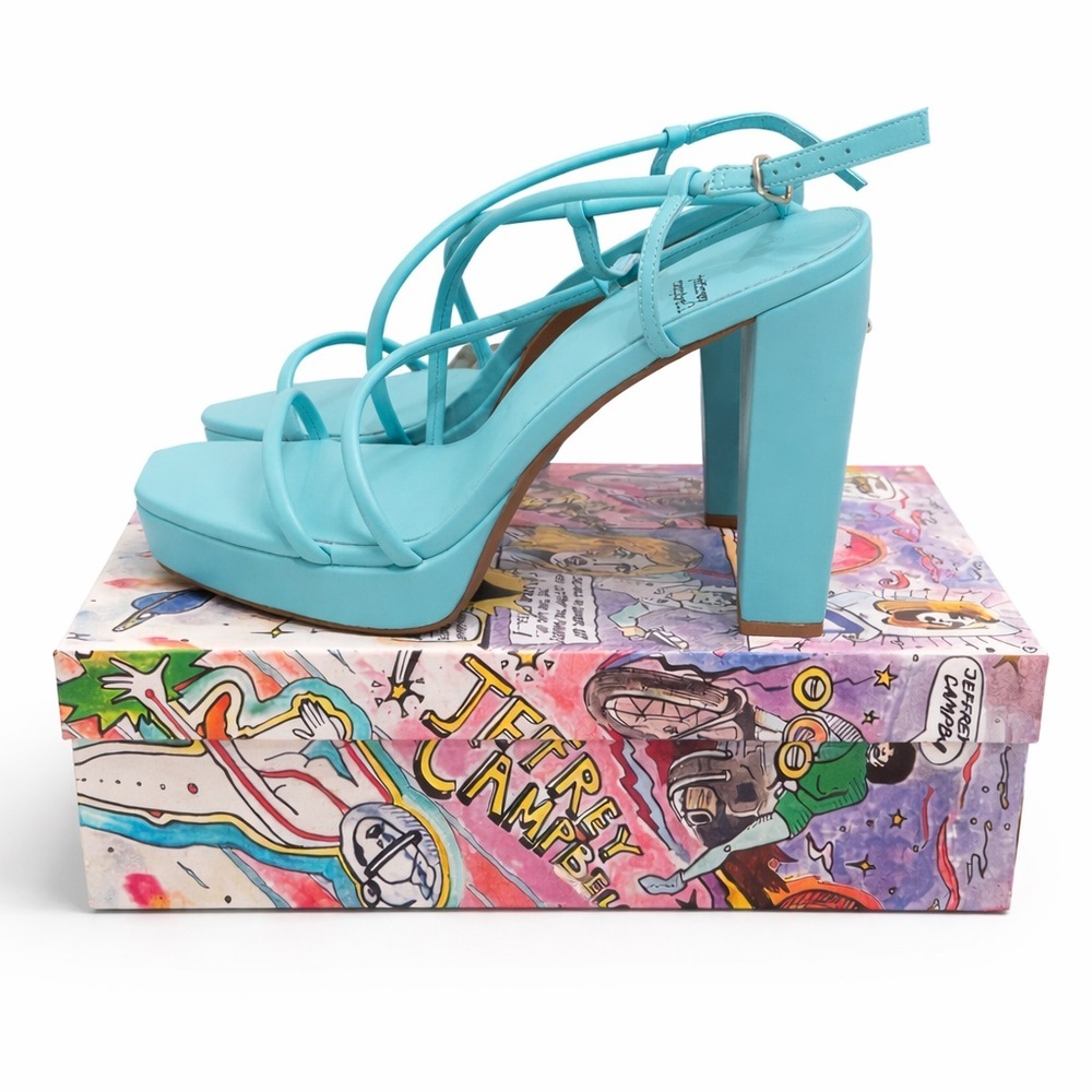 jeffrey campbell platform heels Sky Blue Size 10​​​​​​